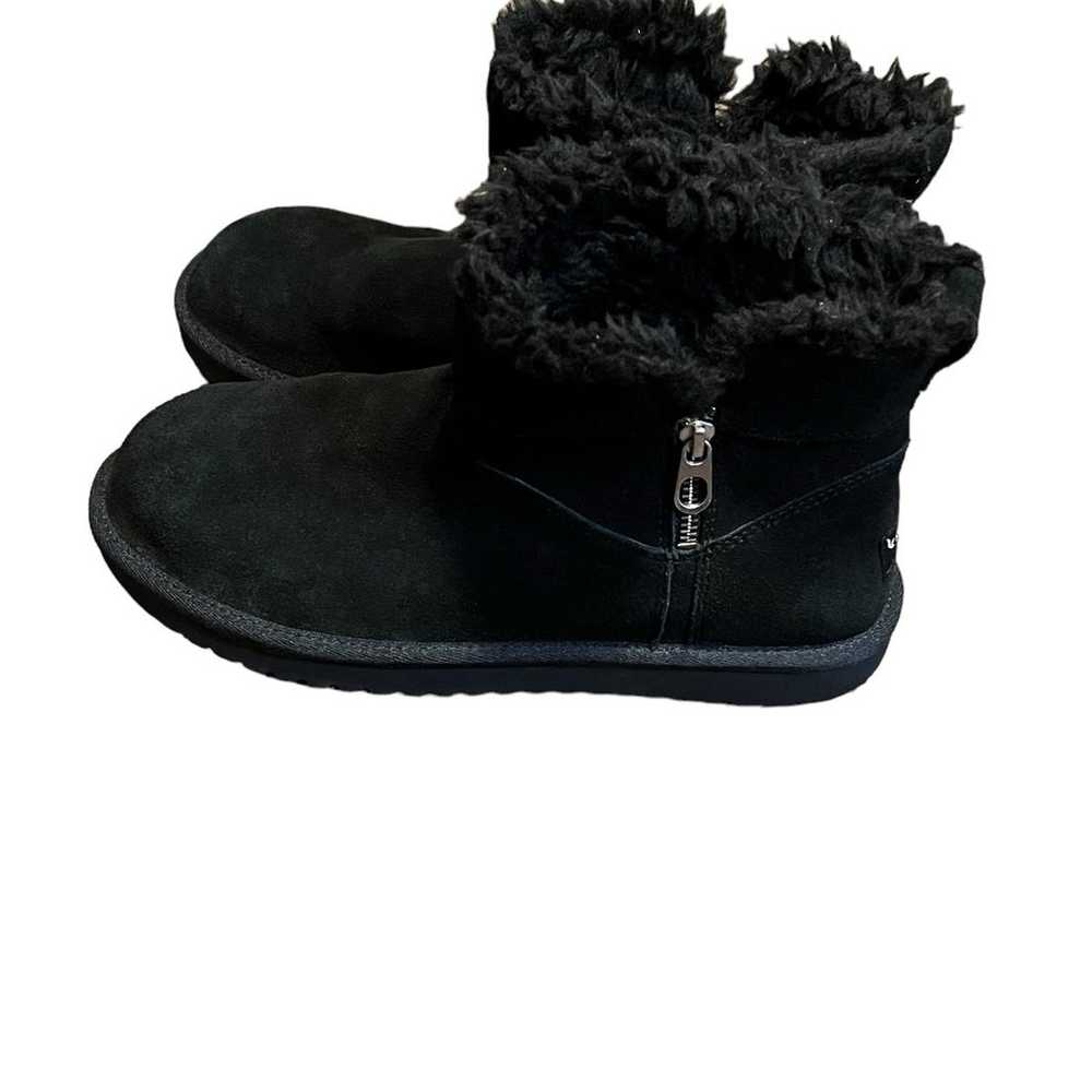 Womens Koolaburra By Ugg Black Ankle Boots Size 10 - image 2