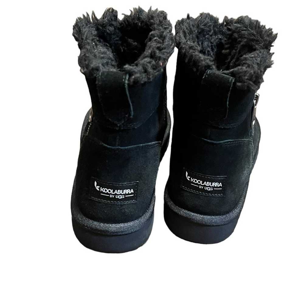 Womens Koolaburra By Ugg Black Ankle Boots Size 10 - image 3