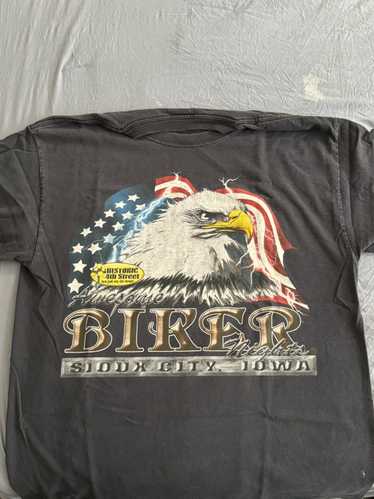 Vintage Vintage eagle biker tee