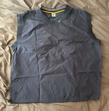 Nike × Vintage Vintage 90s Navy Nike Vest Size XXL - image 1