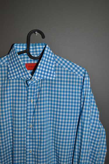 Isaia Isaia Napoli Checkered Shirt L