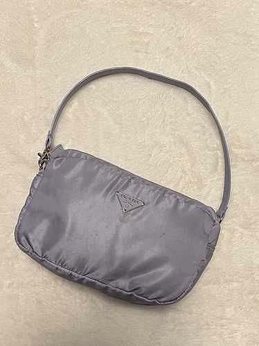 Prada × Vintage Lavender Prada Nylon Pochette