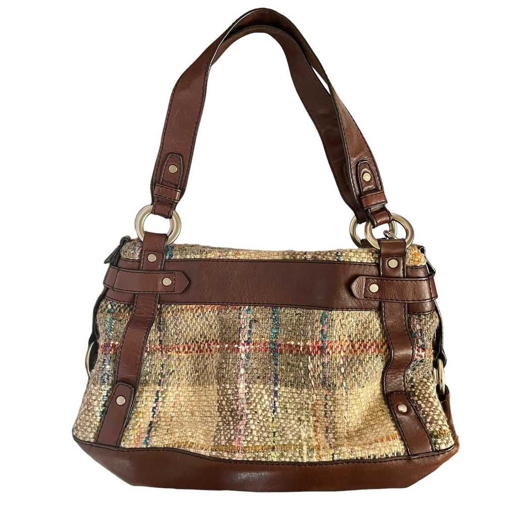 Fossil Fossil Fifty-Four Amanda Leather Tweed Sat… - image 3