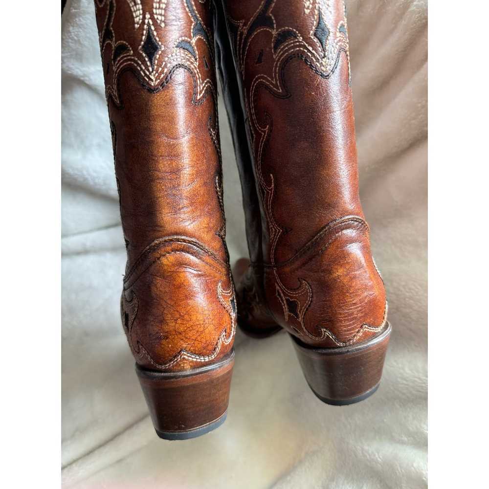 Circle G Handmade Cowboy Cowgirl Western Boots Br… - image 5