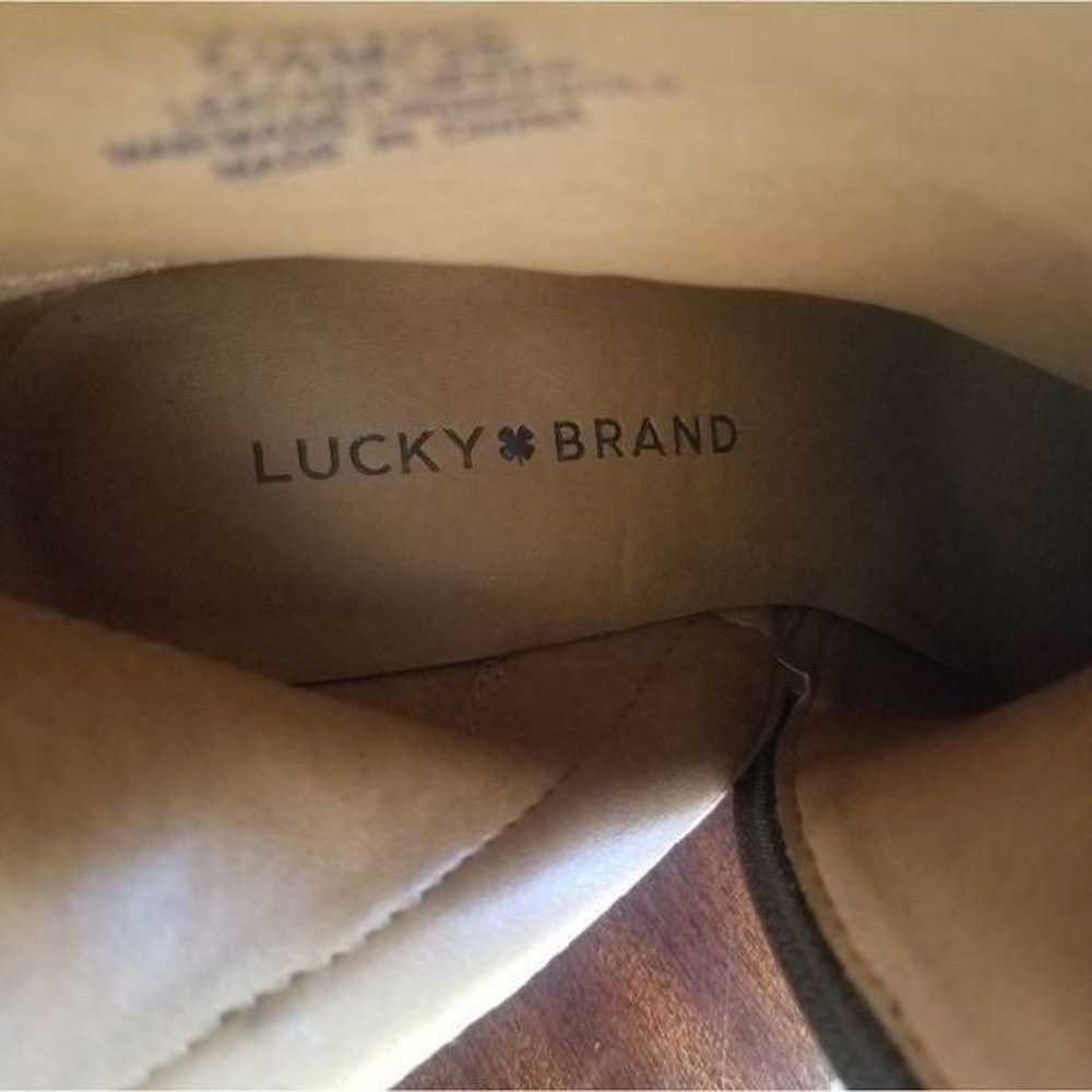 Lucky Brand Majoko Ankle Boots Dark Moss Oiled Su… - image 6