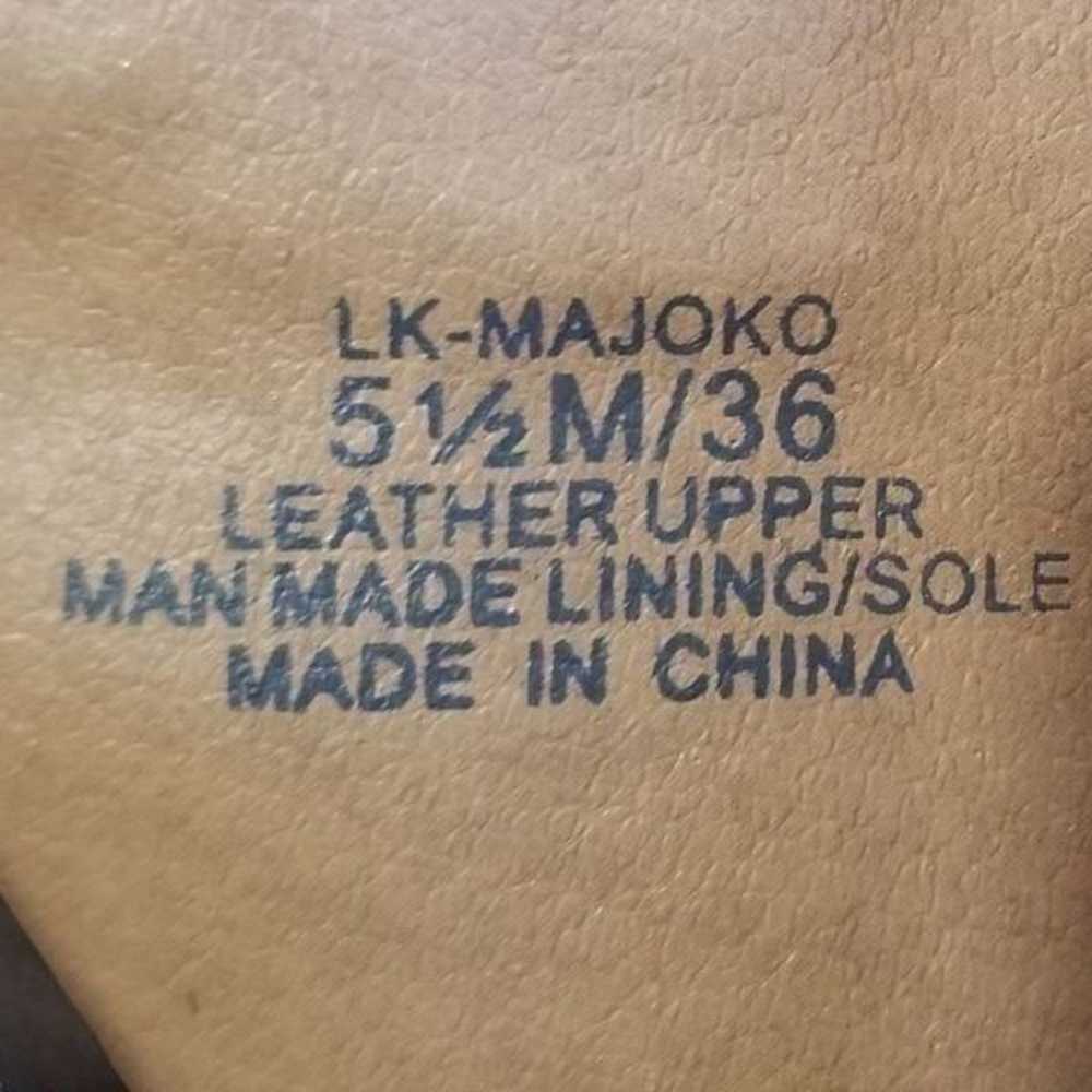 Lucky Brand Majoko Ankle Boots Dark Moss Oiled Su… - image 9