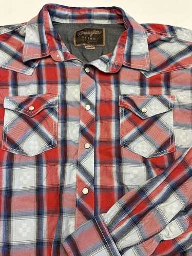 Wrangler Wrangler Retro Aztec Pearl Snap Mens XL