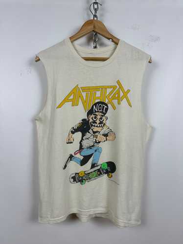 Band Tees × Vintage 1987 Vintage Anthrax Skate Mo… - image 1