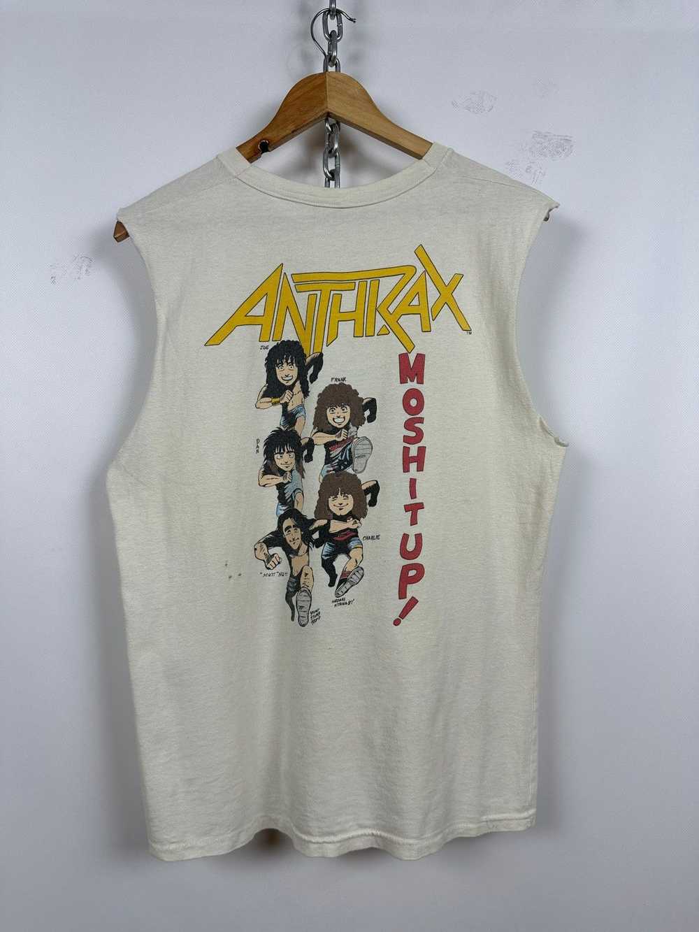 Band Tees × Vintage 1987 Vintage Anthrax Skate Mo… - image 2