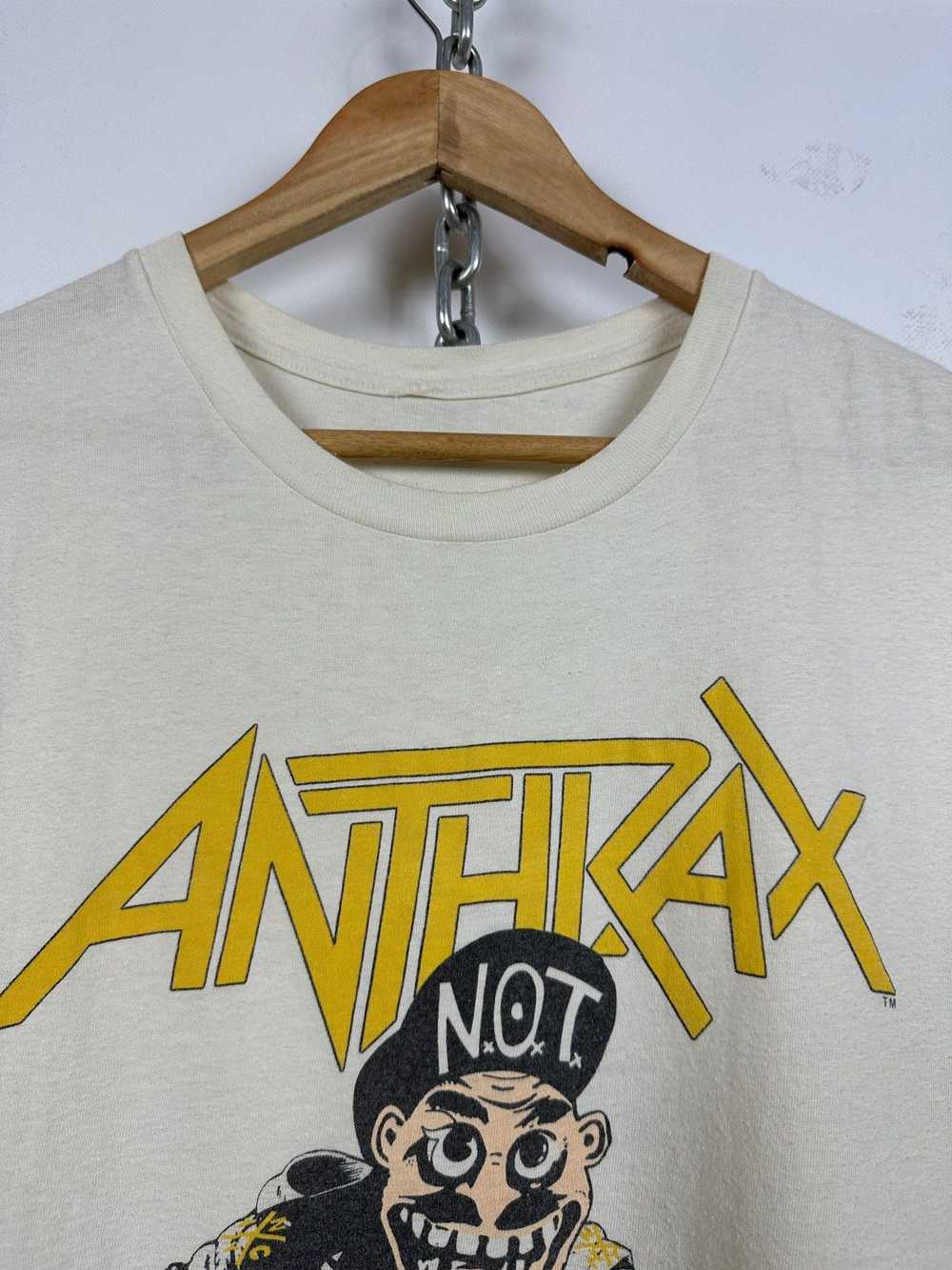 Band Tees × Vintage 1987 Vintage Anthrax Skate Mo… - image 6