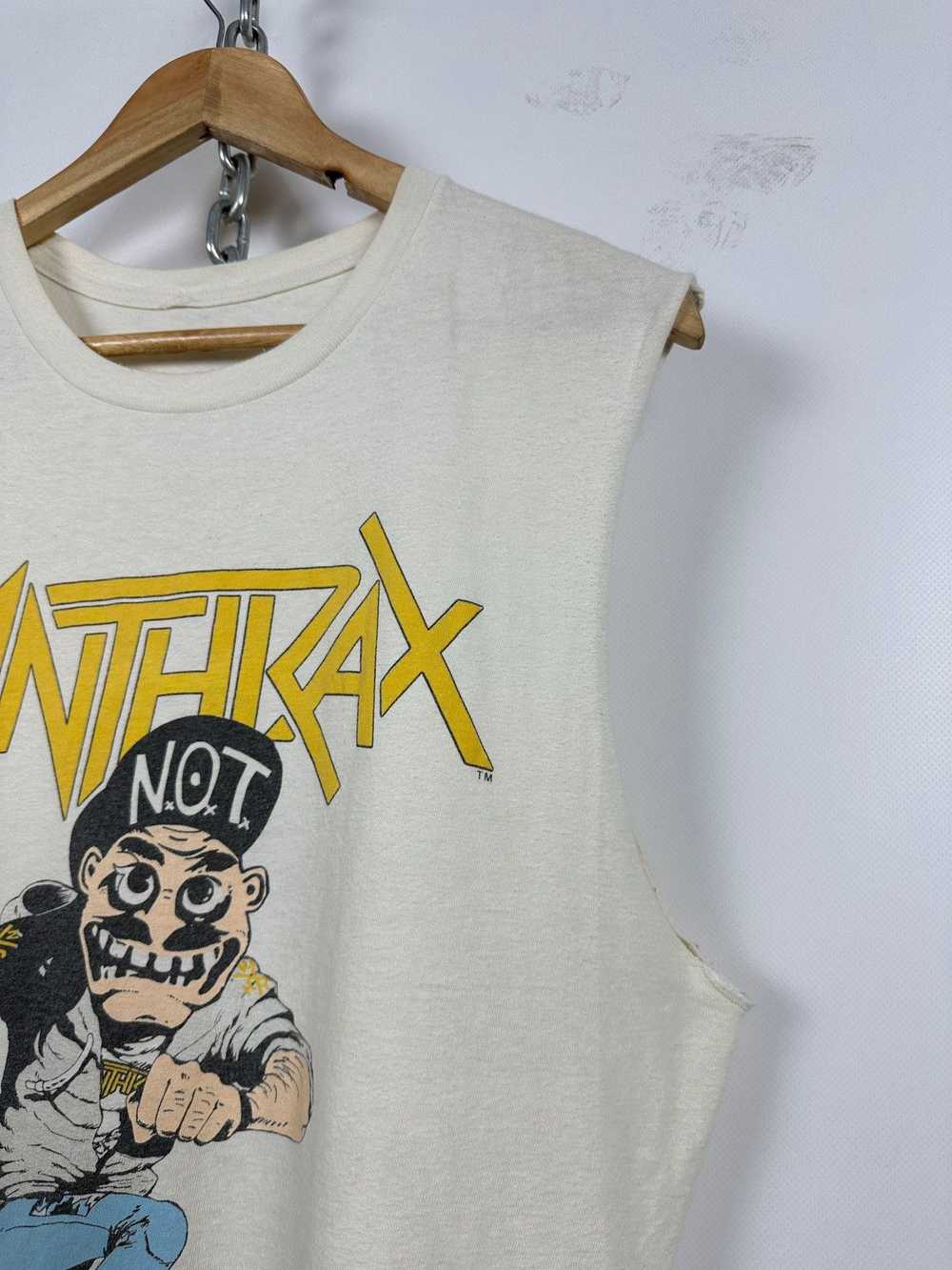 Band Tees × Vintage 1987 Vintage Anthrax Skate Mo… - image 8