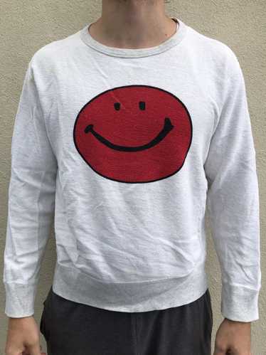 Our Legacy our legacy smiley face inside out sweat