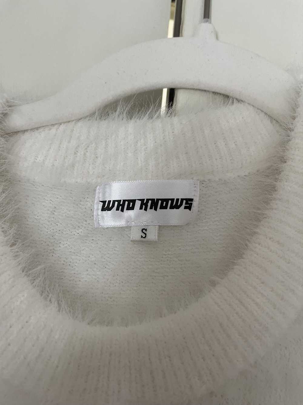 Japanese Brand × Streetwear WhoKnows White Mohair… - image 3