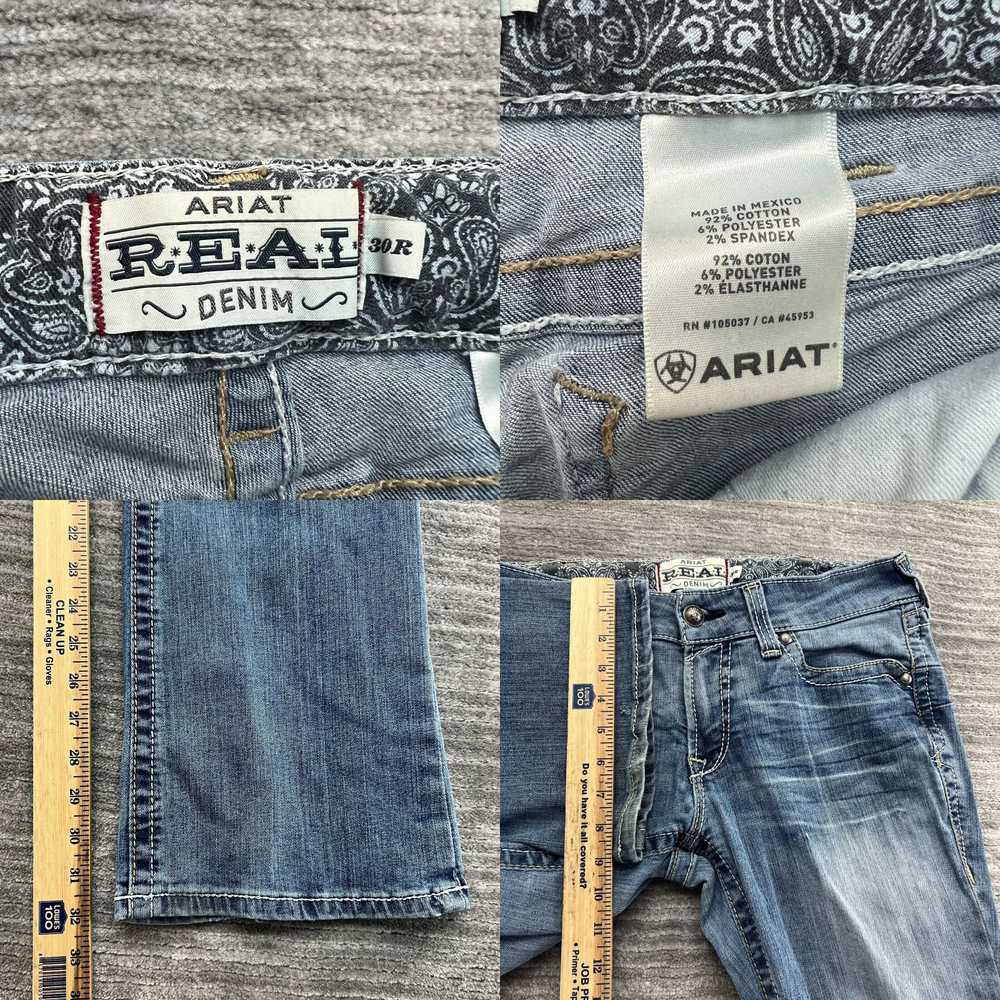 Ariat Ariat Jeans Size 30R Womens Straight Low Ri… - image 4