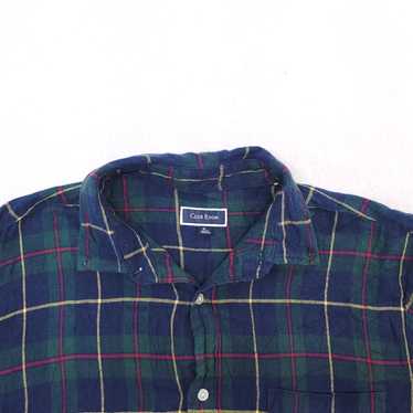 Club Room Club Room Tartan Flannel Shirt Mens Size