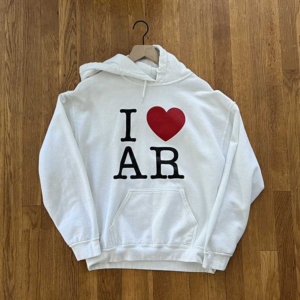 Antony Riddle I Heart Antony Riddle Hoodie White - image 1