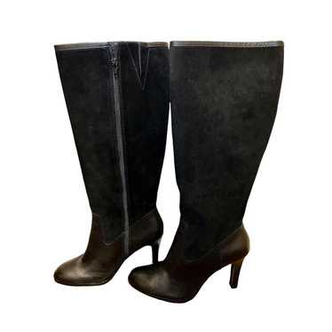 Lauren Ralph Lauren Bryce Suede and leather boots