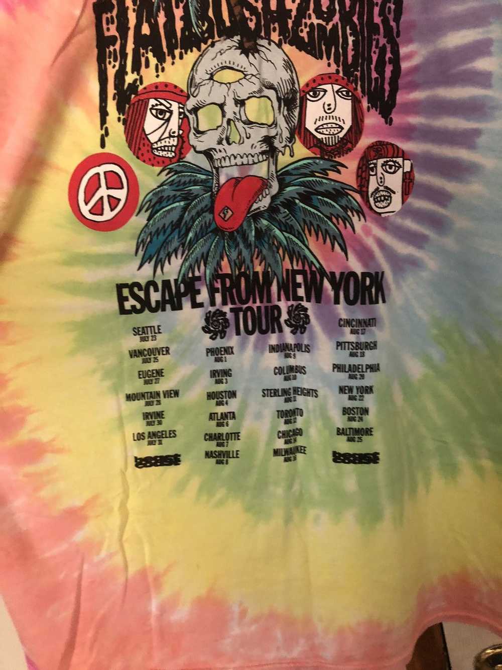 Flatbush Zombies Beast Coast 2019 Tour Tee - image 4