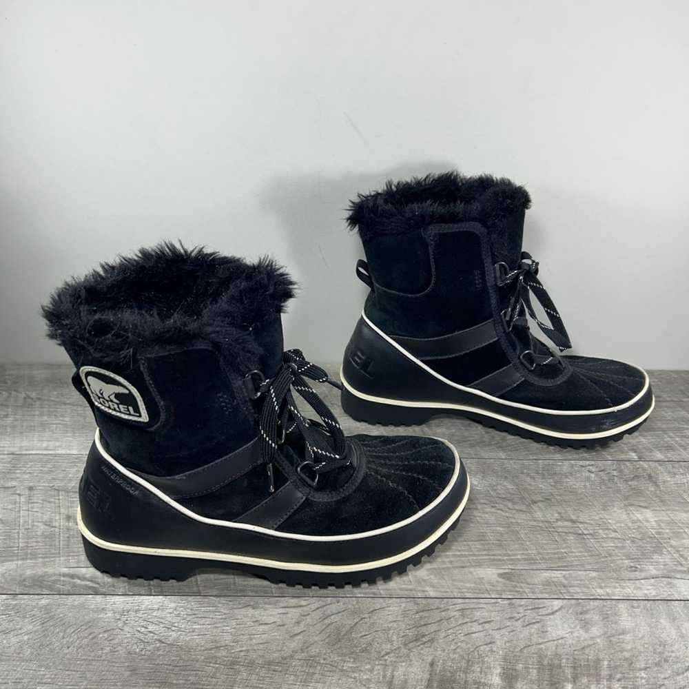 Sorel NL2089 Tivoli II Black Suede Winter Snow Wo… - image 1