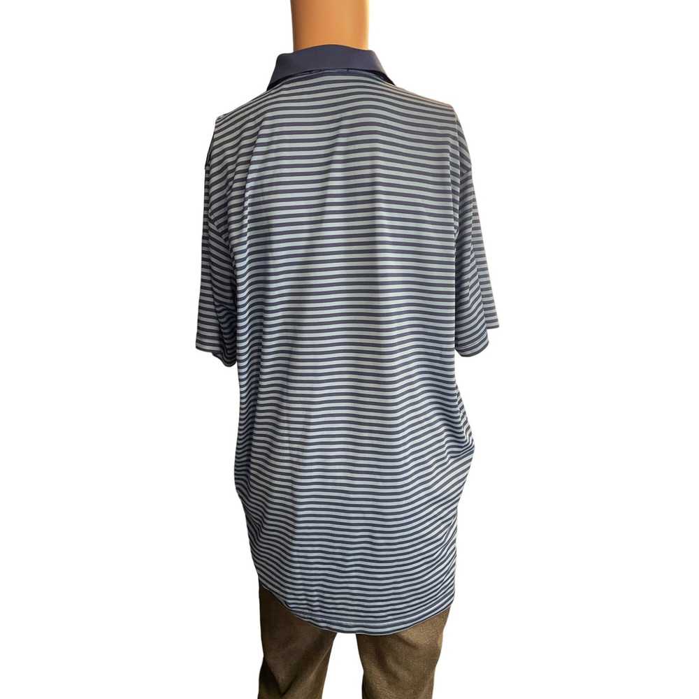Other Peter Millar Men's Blue Striped Short Sleev… - image 3