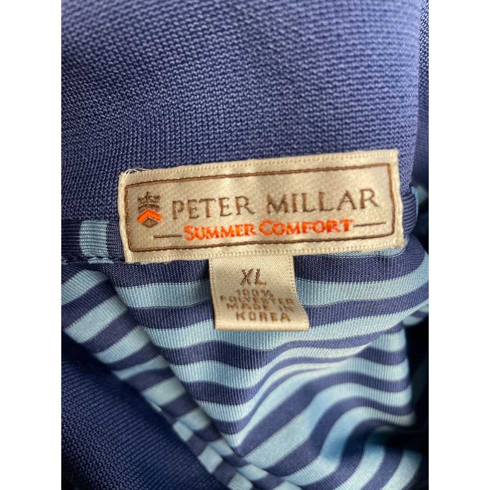 Other Peter Millar Men's Blue Striped Short Sleev… - image 4
