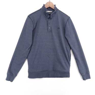 Vintage Travis Mathew Button Up Pullover Sweater … - image 1