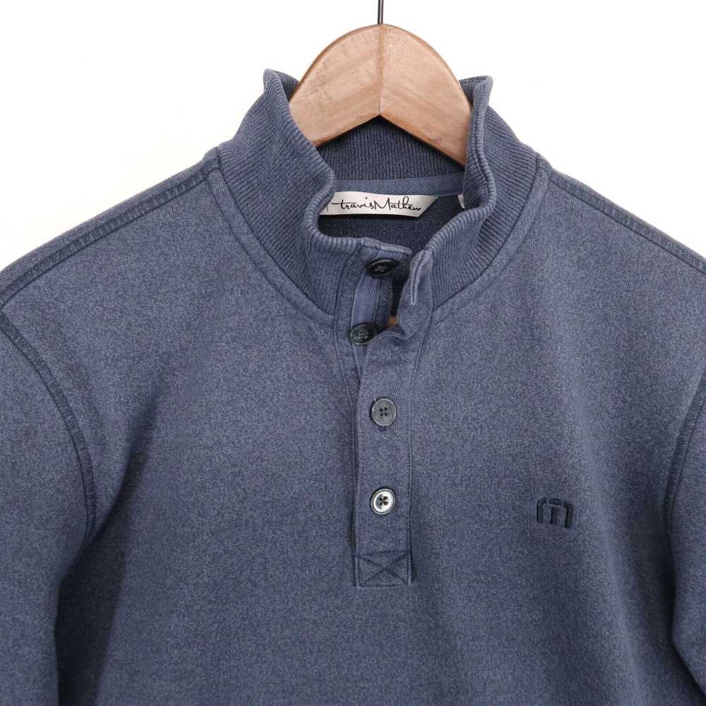 Vintage Travis Mathew Button Up Pullover Sweater … - image 3