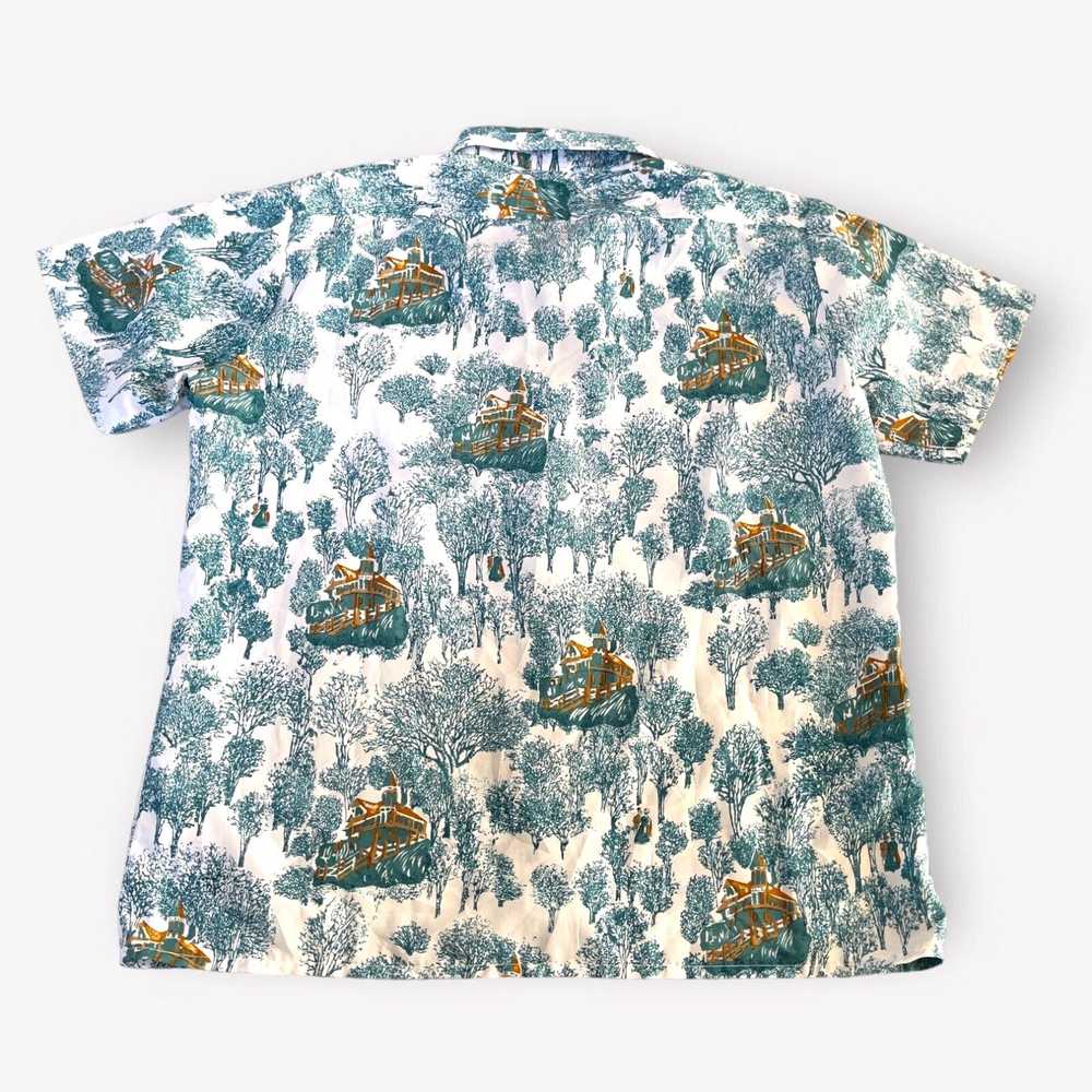 Vintage 70s XL Hawaiian Disco Shirt CARRIAGE HOUS… - image 2
