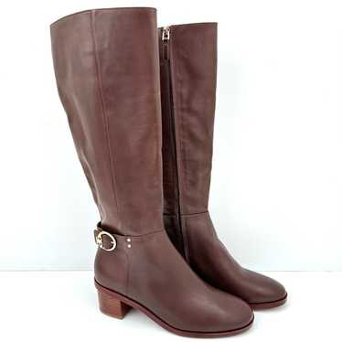 Tory Burch Brown Leather Riding Boots Women's 8.5 