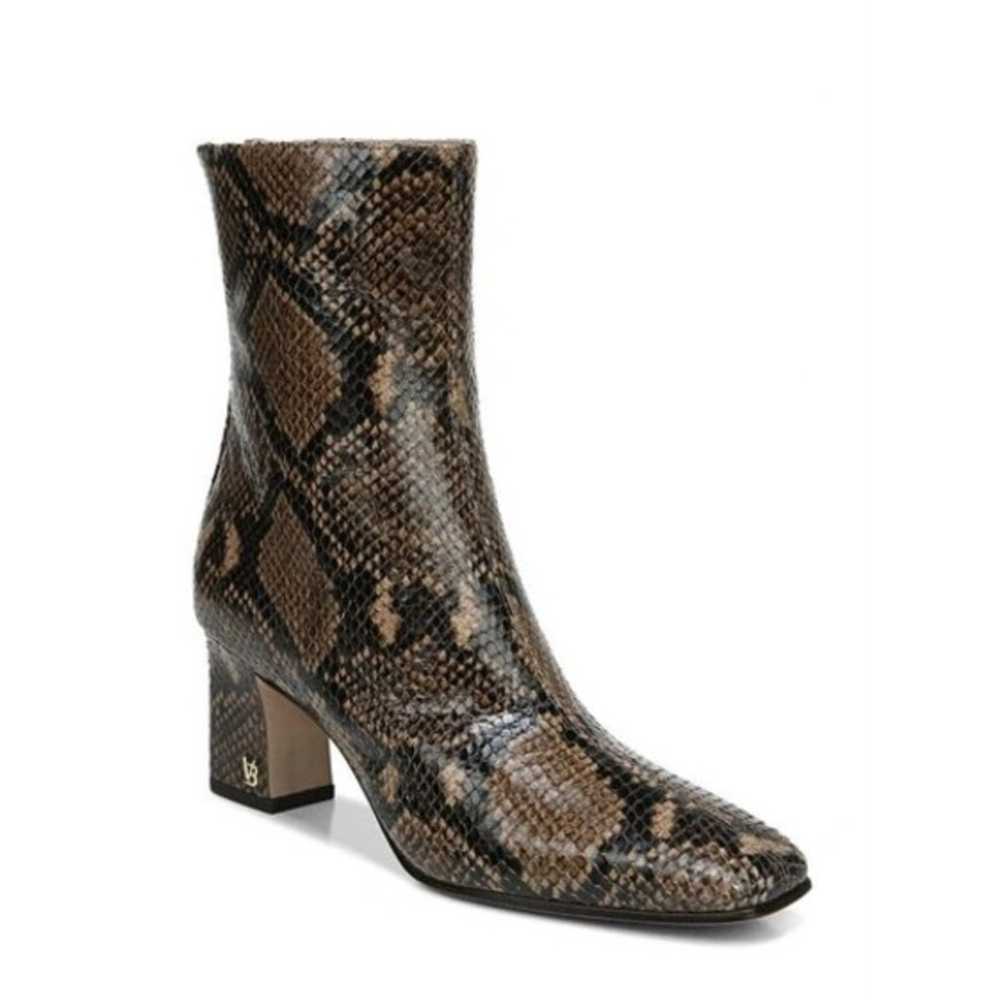 Veronica Beard Bruna Python Bootie Size 6.5 M Esp… - image 1