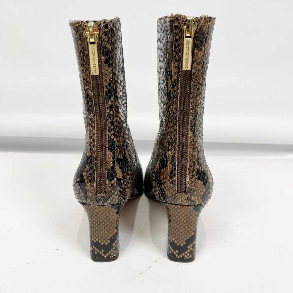 Veronica Beard Bruna Python Bootie Size 6.5 M Esp… - image 3