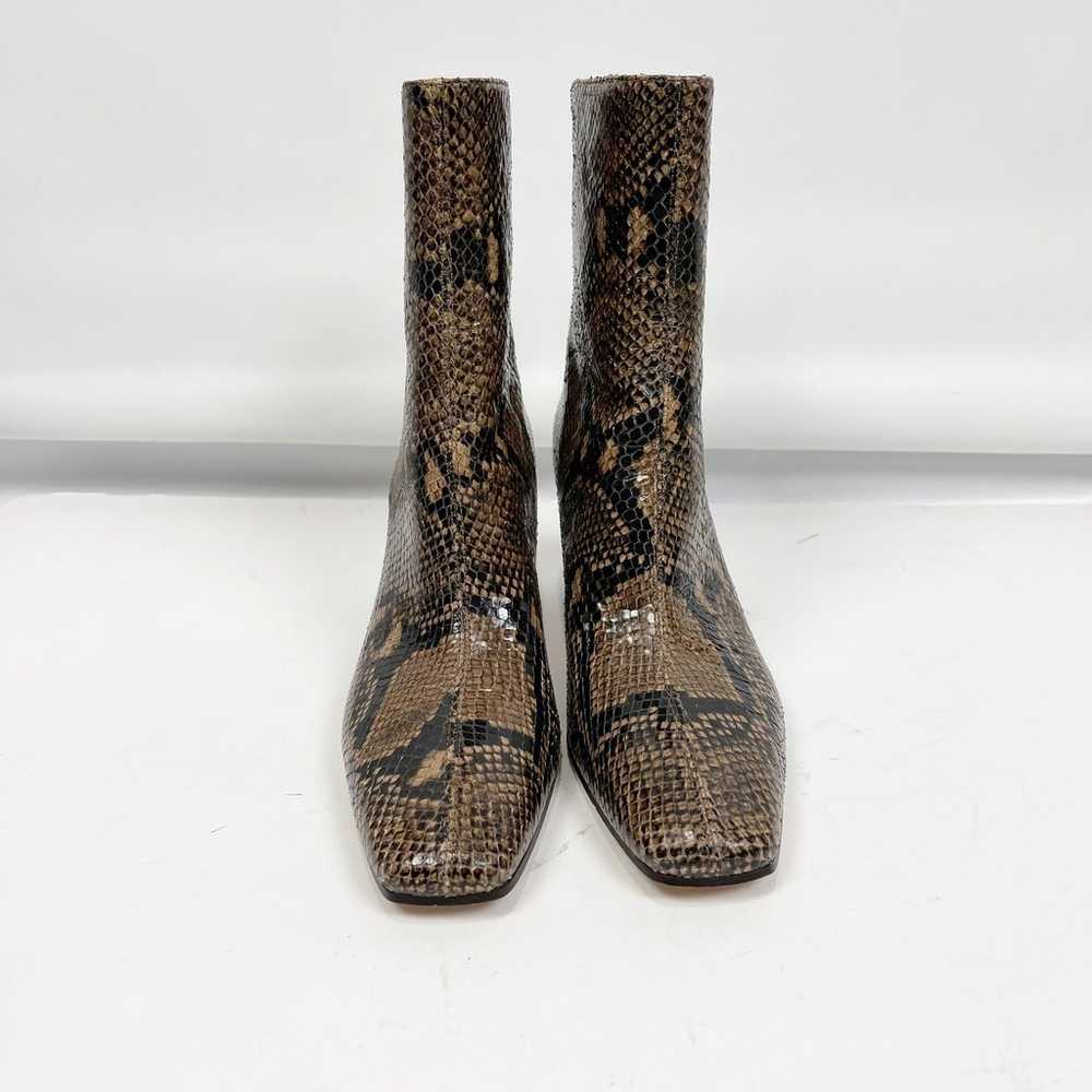 Veronica Beard Bruna Python Bootie Size 6.5 M Esp… - image 4