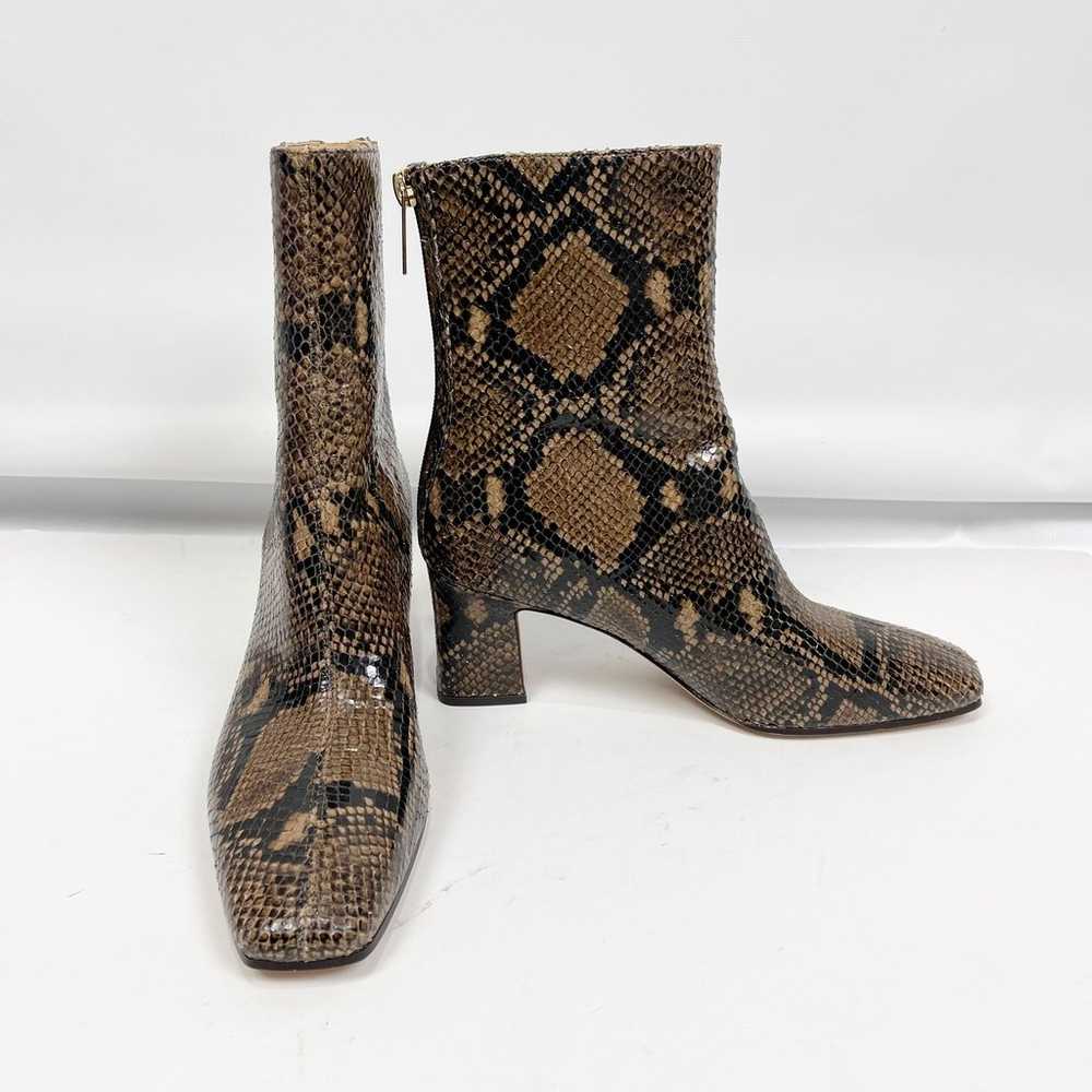 Veronica Beard Bruna Python Bootie Size 6.5 M Esp… - image 5