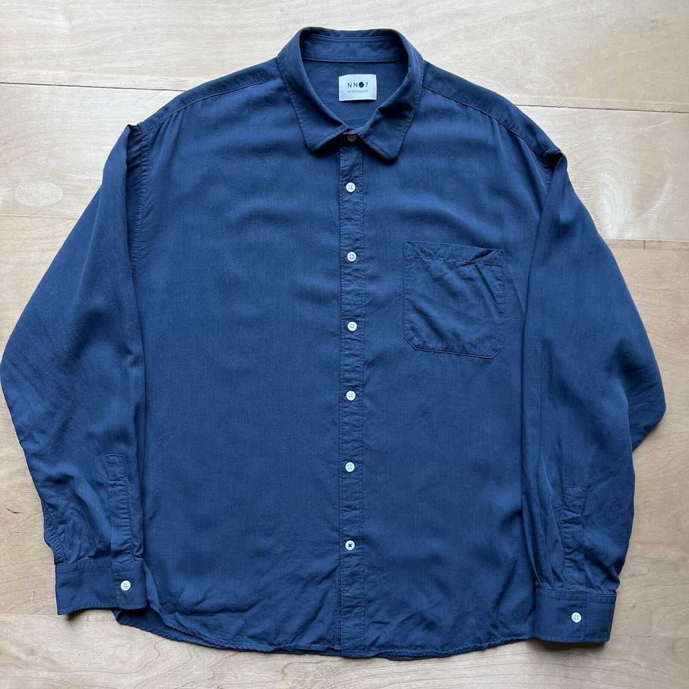 Nn07 × Streetwear NN07 Deon Shirt 2XL Blue Casual… - image 1