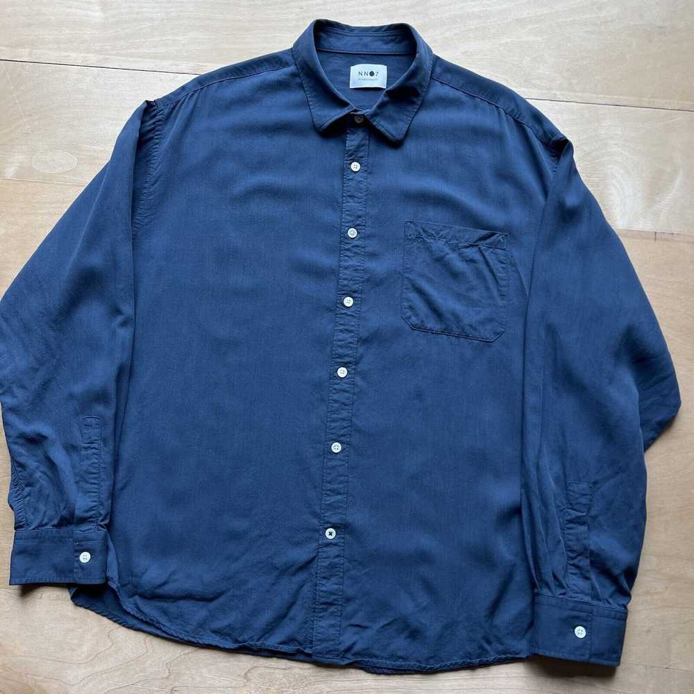 Nn07 × Streetwear NN07 Deon Shirt 2XL Blue Casual… - image 8