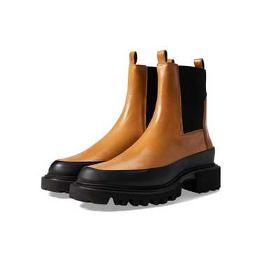 ALLSAINTS Harlee Tan Leather Chunky Chelsea Boots 