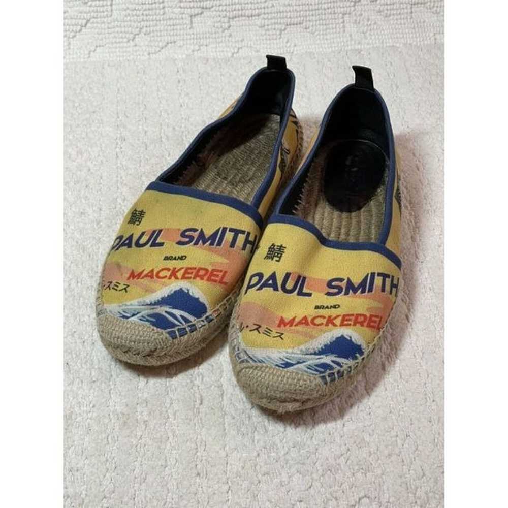 Paul Smith Mackerel Fish Print Espadrilles Shoes … - image 1