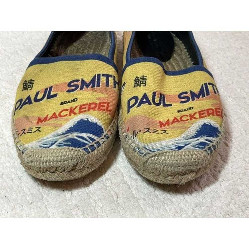 Paul Smith Mackerel Fish Print Espadrilles Shoes … - image 4