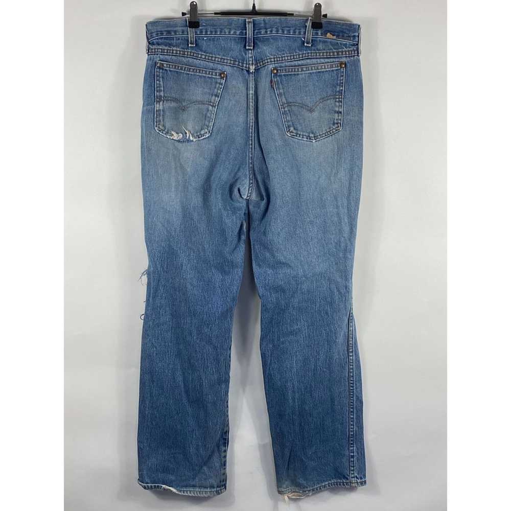 Levi's VNTG Levi's 80's 557 For Cowboys Denim Jea… - image 2