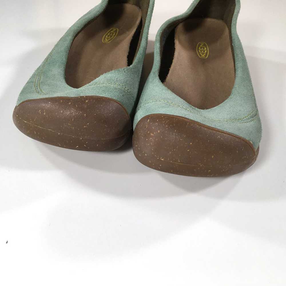 Keen Sienna Flats Womens Size 7.5 Light Green Sue… - image 6