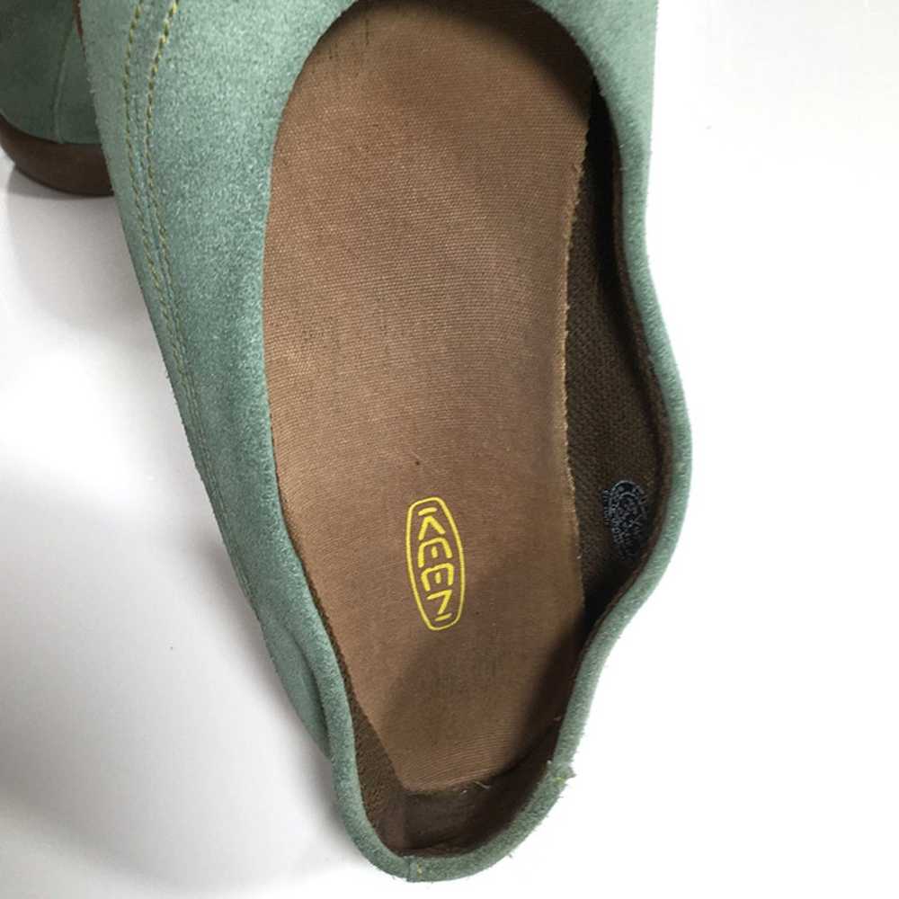 Keen Sienna Flats Womens Size 7.5 Light Green Sue… - image 9