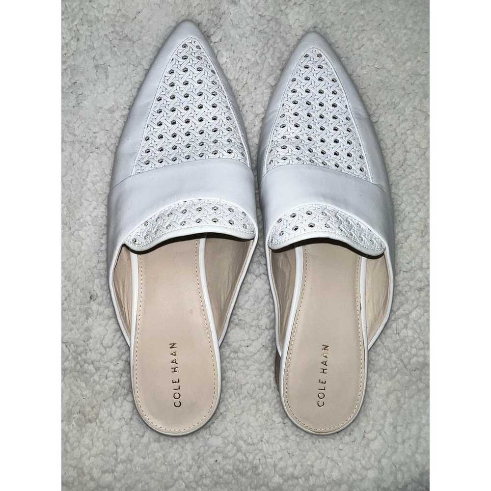 Cole Haan white Pointed Toe Mules - size 10 - image 1