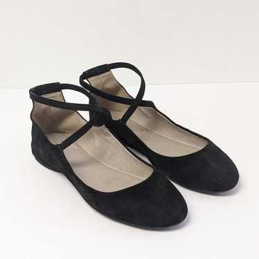 Pelle Moda Willa Flats, Black Suede, Women's 8.5