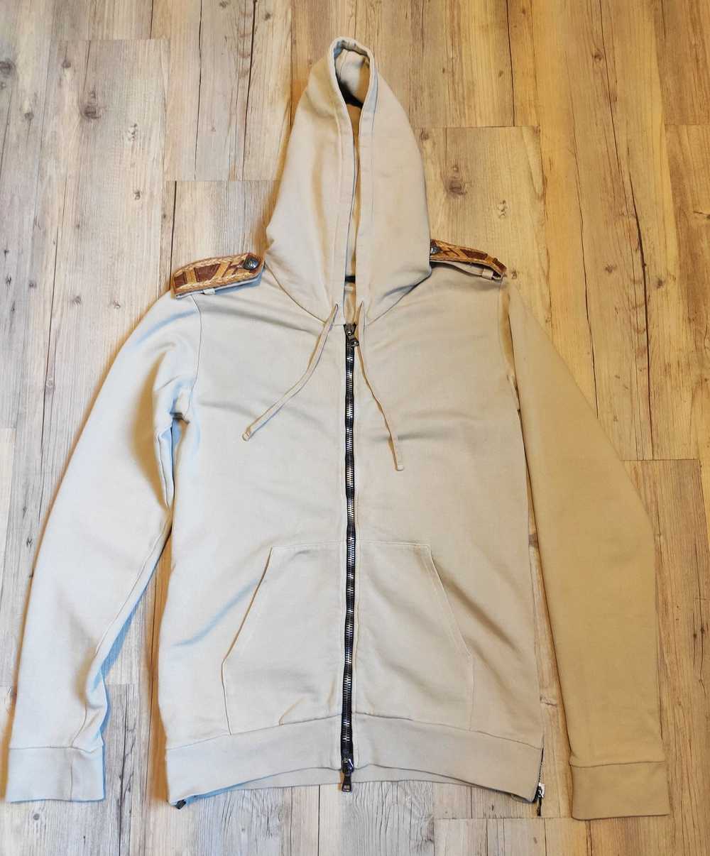 Balmain GRAIL! Epaulette military hoodie SS13.Lik… - image 4