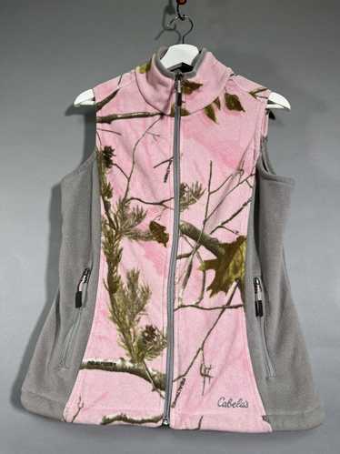 Cabelas × Realtree Pink Realtree Fleece Vest