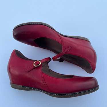 Dansko Loralie Red Mary Jane Shoes