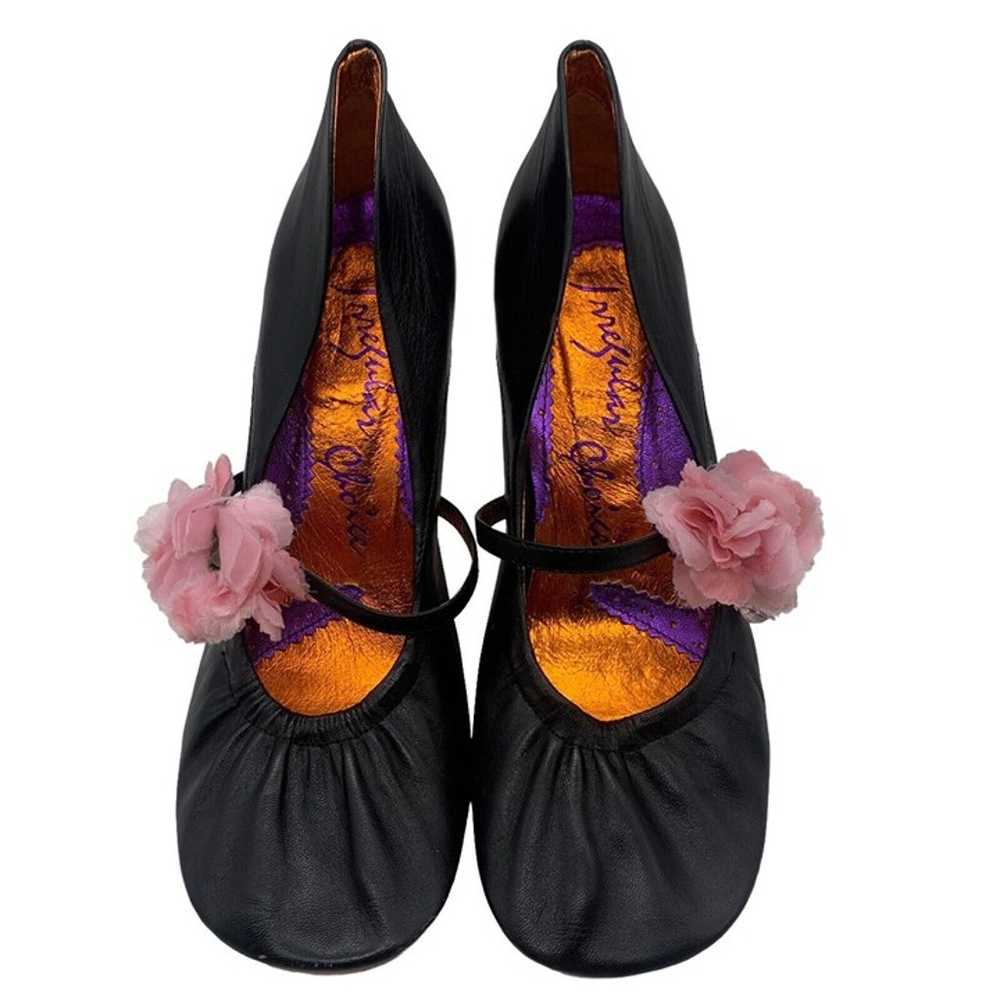 Vintage Irregular Choice Mary Jane Pumps Heels Bl… - image 8