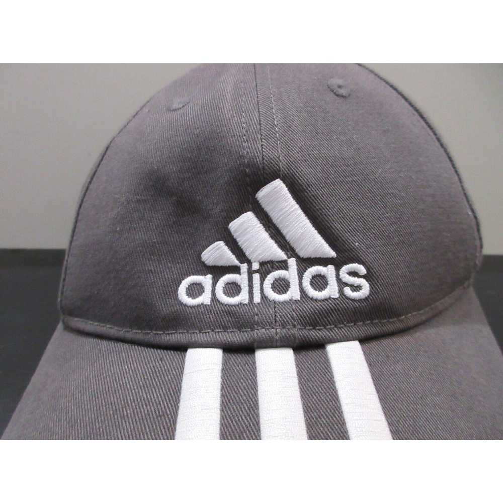 Adidas Adidas Hat Cap Strap Back Gray White Baseb… - image 2
