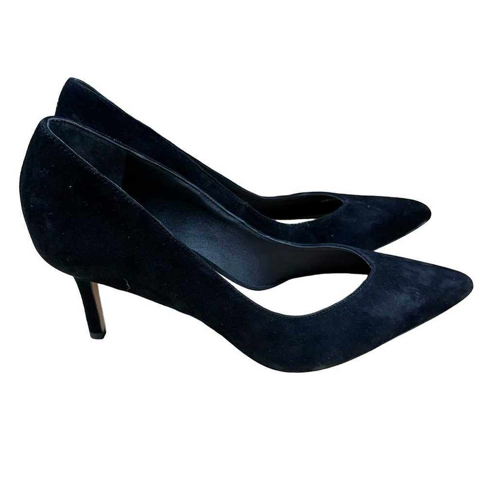 Veronica Beard Lisa Pump Black Suede 70mm Women's… - image 2