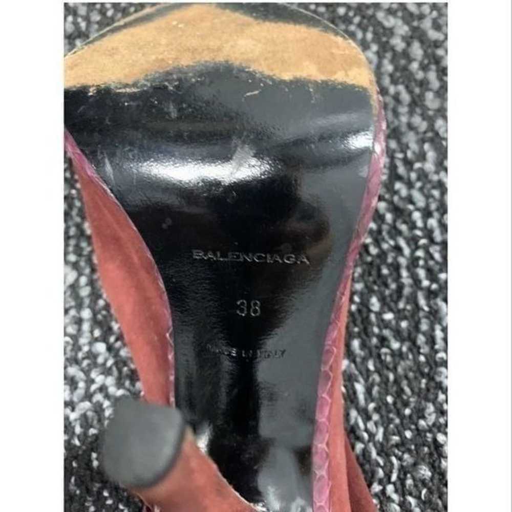 Balenciaga Glove Leather Slingback Sandals IT38 - image 4